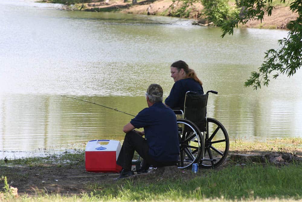 People Fishing from the Shore