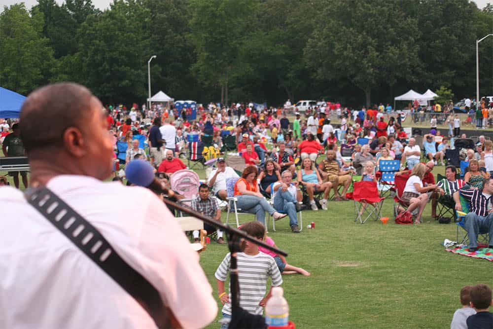 View of a Crown from the Stage